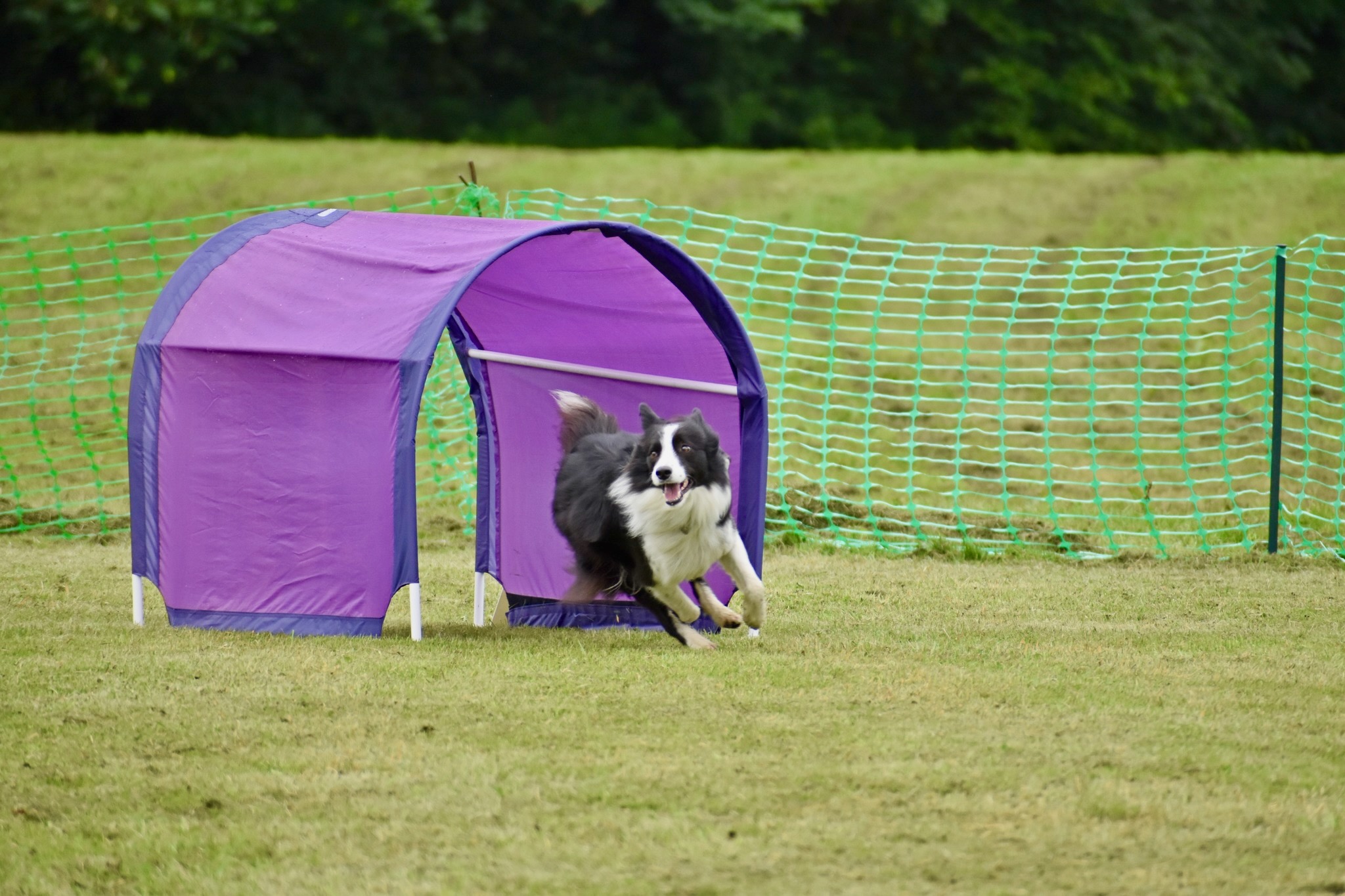 Sam coming out of a tunnel